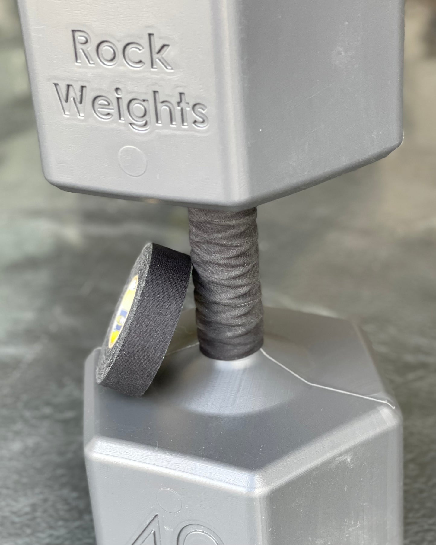 The 40 lb BUNDLE! (2 Dumbbells, 1 Kettlebell and Grip Tape)