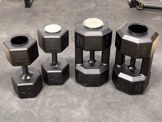 The Dumbbell BUNDLE!! (40 lbs, 80 lbs, and Grip Tape)