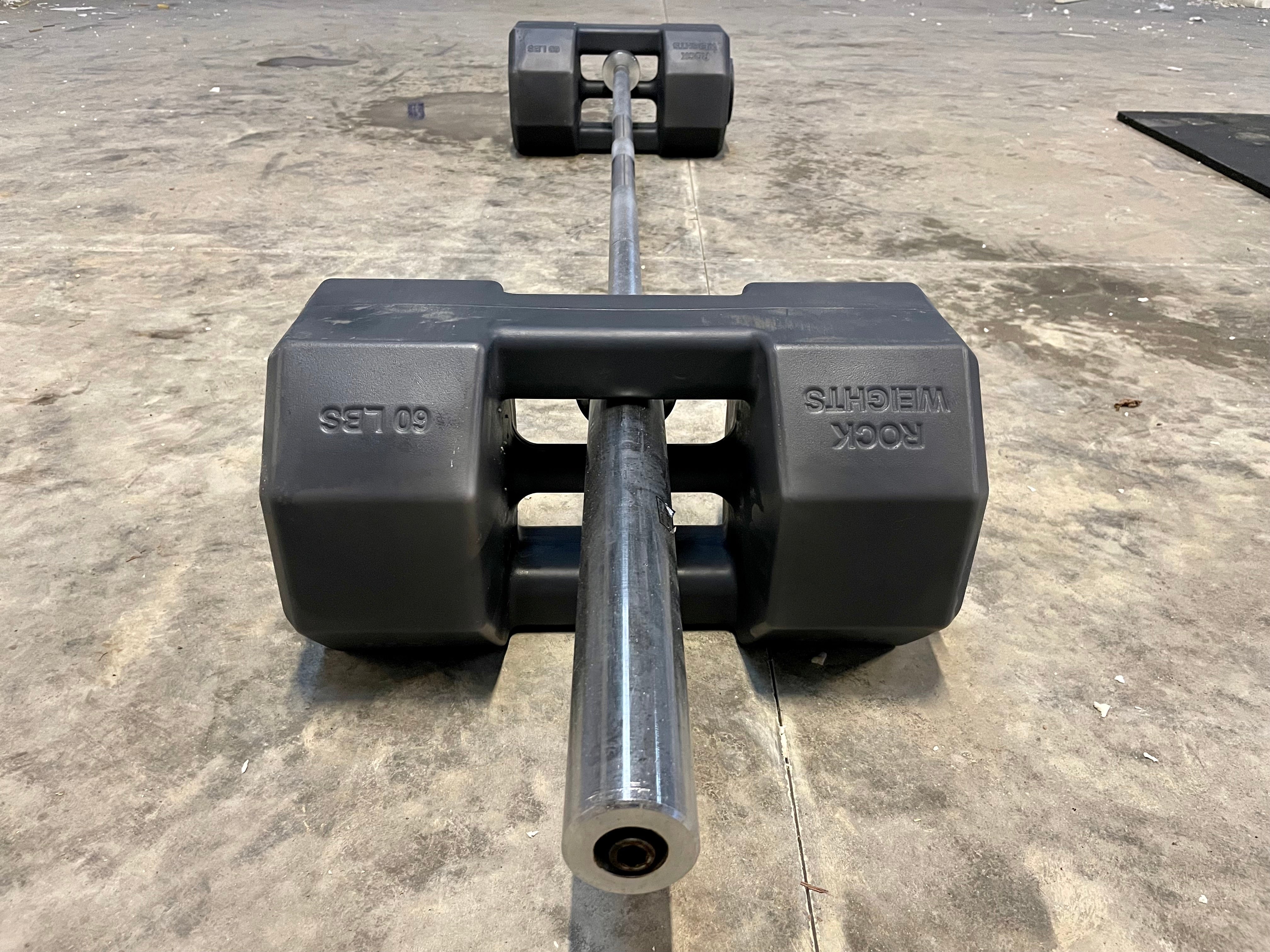 Rock Weights DIY Concrete Dumbbell and Kettlebell Molds