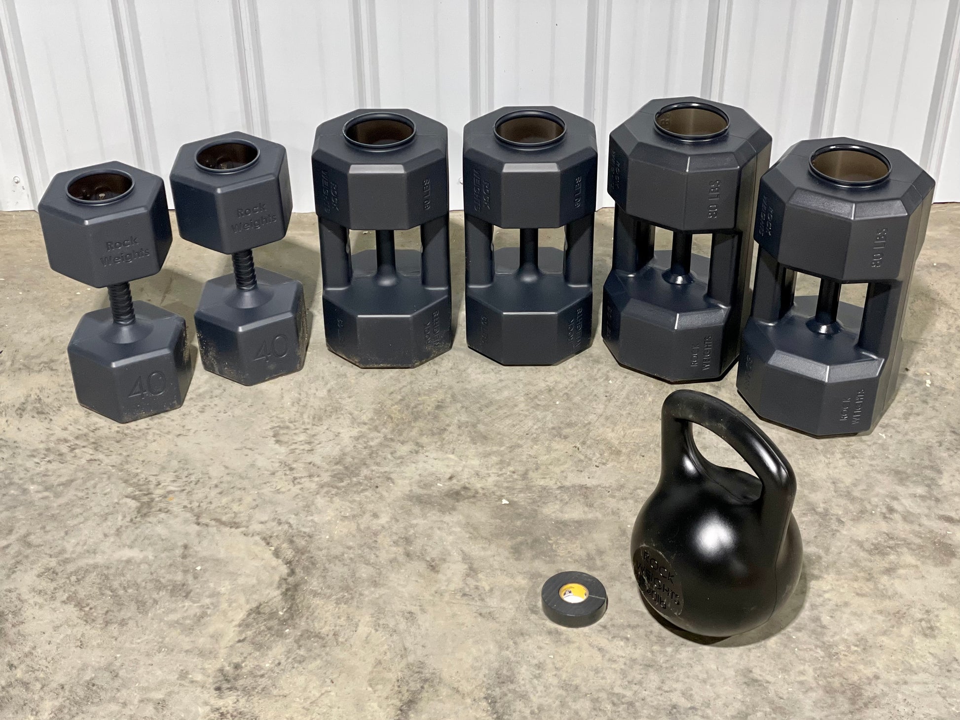 Dumbbell Mold (25, 40, 60, or 80 lbs) – Rock Weights